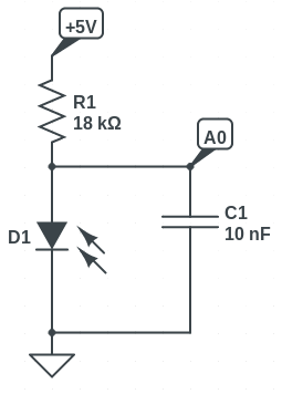 schematic of photocell